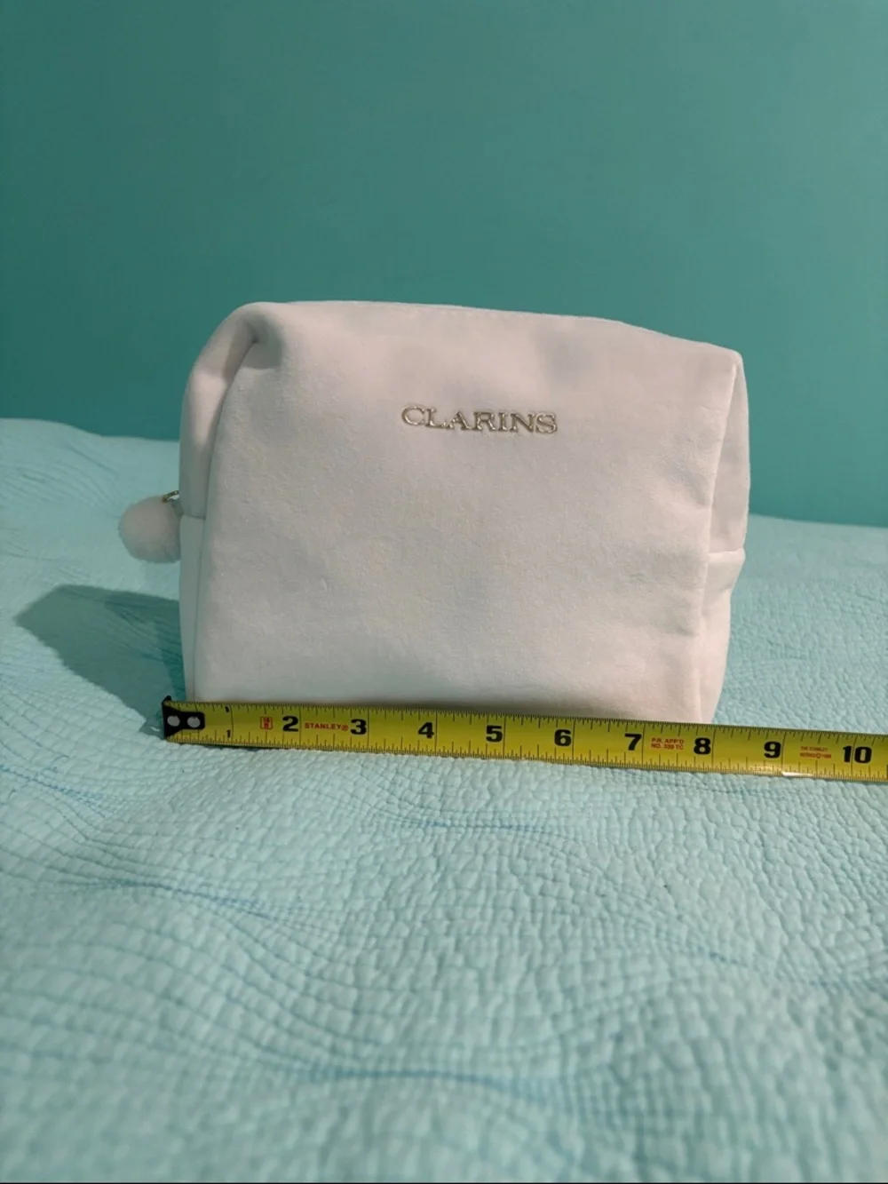 Clarins Cosemetics Pouch (made of 100% recycled fibers)